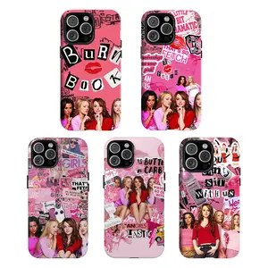 Y-Mean Girls Burn Book Phone Case,Y2K Pink Aesthetic,Having good protective properties,for iPhone 16 15 14 13 12 11 17Pro Max,for Samsung S25 S24 S23 S22 Ultra,Protective Cover