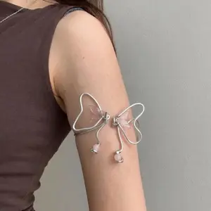 Elegant Butterfly Arm Cuff Handmade Fairy Floral Jewelry Aesthetic Fairycore Arm Jewelry