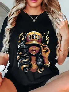 100% Cotton HBCU college Historically Beautiful Black Women HBCU T-Shirt