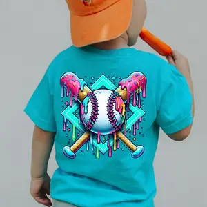 Baseball Drip (only back) Youth and Adult Shirt, Toddler Boy Clothing, Baseball Lifestyle Kids Clothes, Ice Cream Baseball Gear, Family Shirt, Family Vacation Outfit