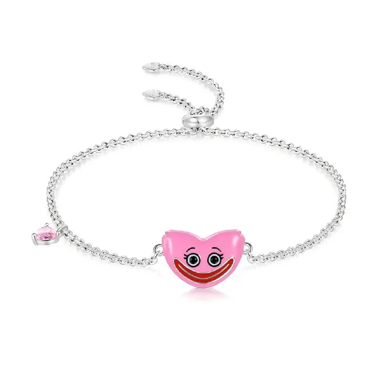 GNOCE Kissy Missy Poppy Playtime Inspired Chain Jewelry, Costume Collectibles for Party Wear, Style No. JYB146, Video Game, Gnoce Poppy Playtime Kissy Missy Themed Chain Bracelet, Bracelet, Game Fans, Fashion Costume Jewelry, Costume Ideas, Poppy Theme