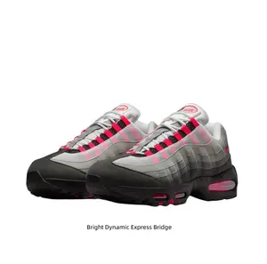 Retro Air Max Style Running Shoes with Gradient Mesh & Visible Cushioning