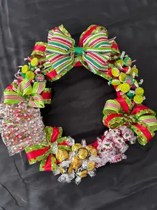 Candy Wreath Homemade Seasonal Wreaths & Gift Bouquets