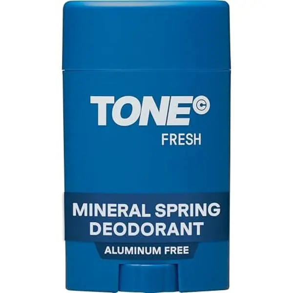 TONE Aluminum Free Deodorant for Men & Women, Fresh, Paraben Free Formula with up to 48-Hour Odor Protection, Dermatologist-Tested, 2.65 oz