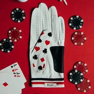 "Texas Hole'em" Golf Glove | Premium Cabretta Leather | Men's & Women's Golf Accessory | Breathable, Durable, Comfortable