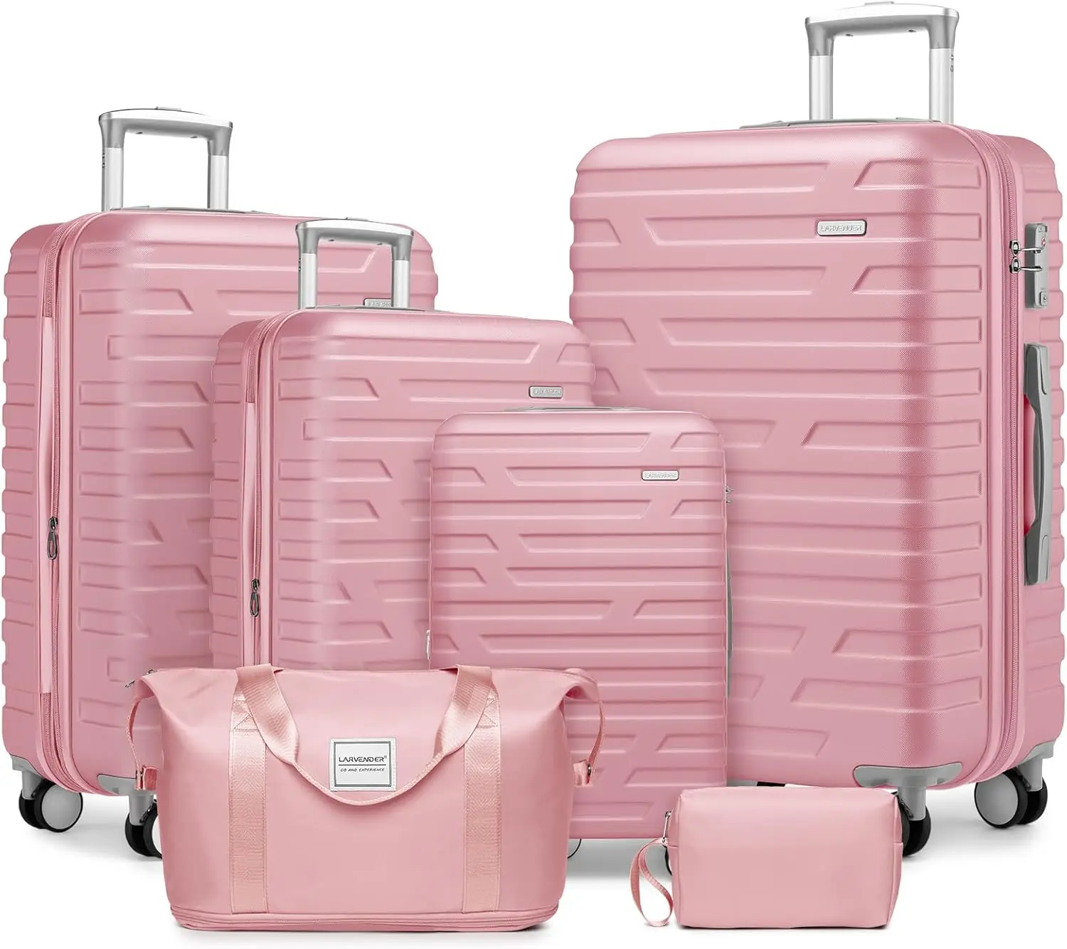 Luggage Sets 6 Piece with Duffel Bags, Hardside Expandable Suitcases with Spinner Wheels TSA Lock Travel Bags Traveling Bag