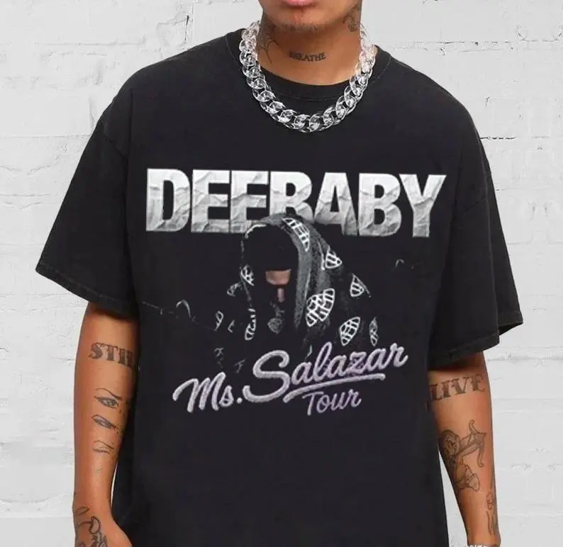 DEEBABY 2025 Tour tee Deebaby shirt Y2K Streetwear Graphic Tee Shirt