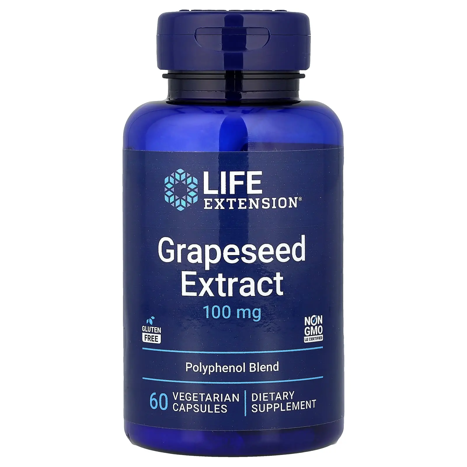 Life Extension Grapeseed Extract, 60 Vegetarian Capsules