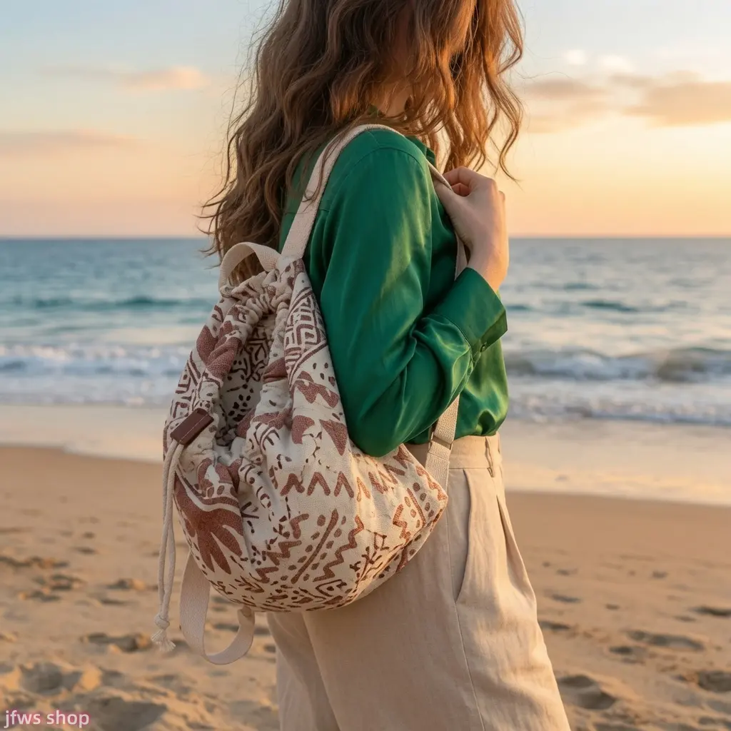 2026 New 2 In 1 Convertible Beach Towel Bag For Summer Vacation Multifunctional Lightweight Portable With Storage Pouch Versatile For Swimming Pool And Outdoor Travel Cute Cool Light Luxury US Design