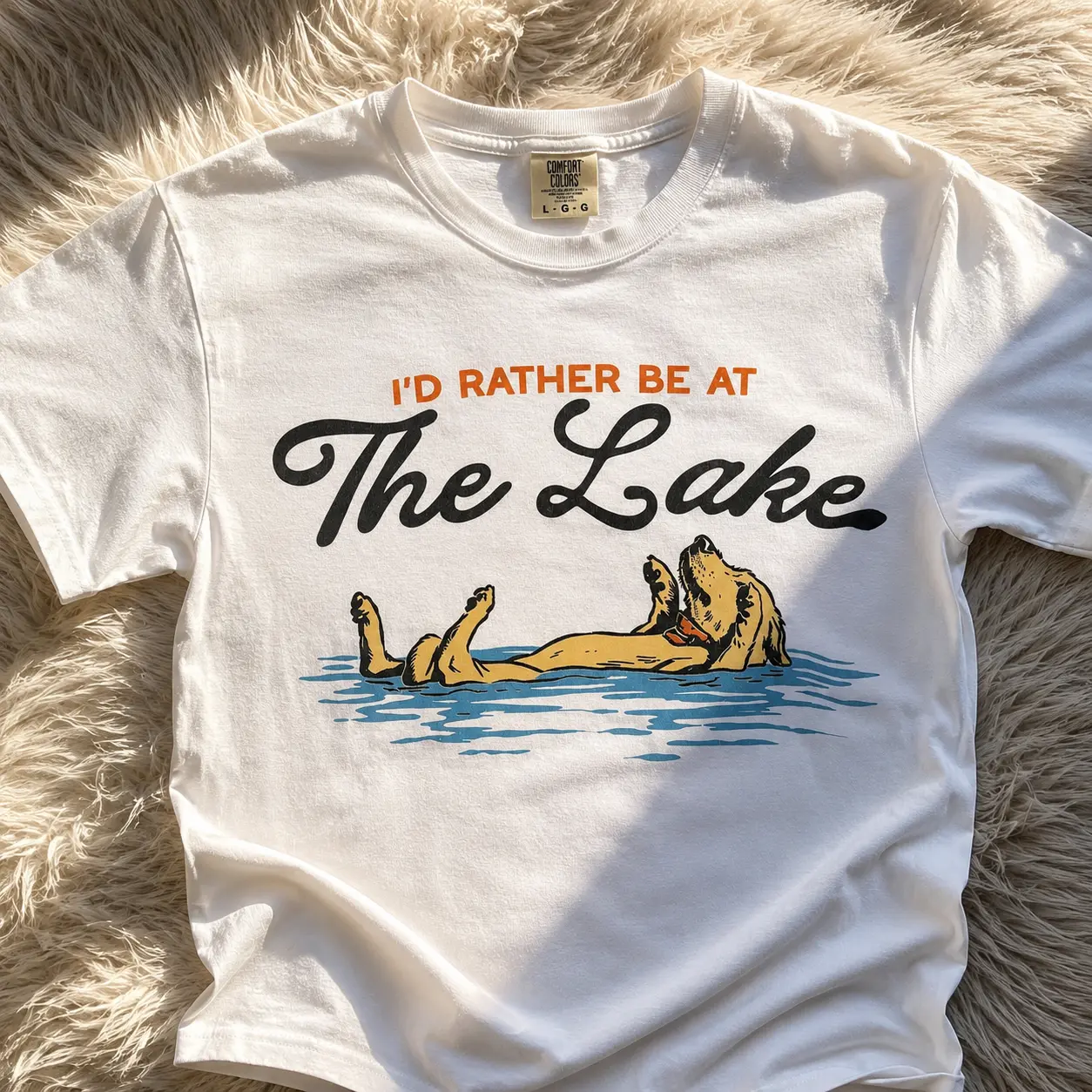 Comfort Colors I’d Rather Be At The Lake Shirt