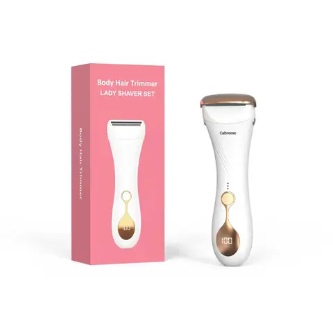 Women’s Body Hair Trimmer, Electric Grooming Tool for Legs, Underarm and Bikini‑Area, At‑Home Hair Shaver for Daily Use