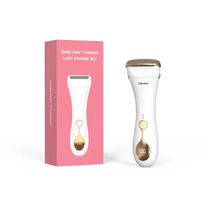 Women’s Body Hair Trimmer, Electric Grooming Tool for Legs, Underarm and Bikini‑Area, At‑Home Hair Shaver for Daily Use