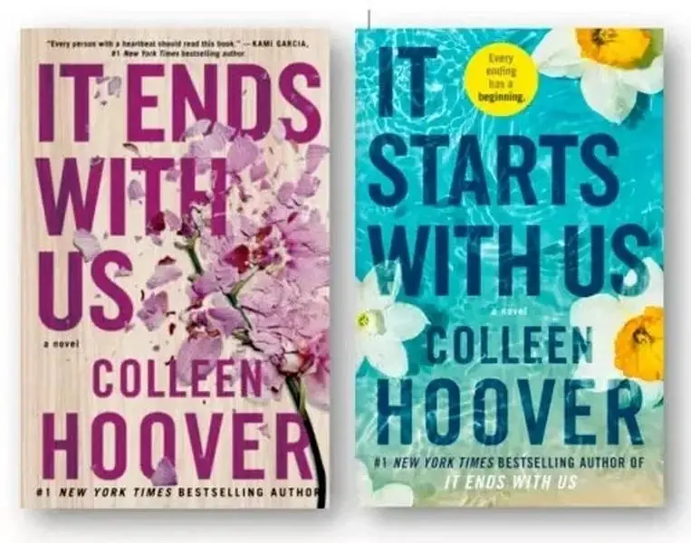 It Starts With Us and It ends With Us By Colleen Hoover 2 Books Collection Set