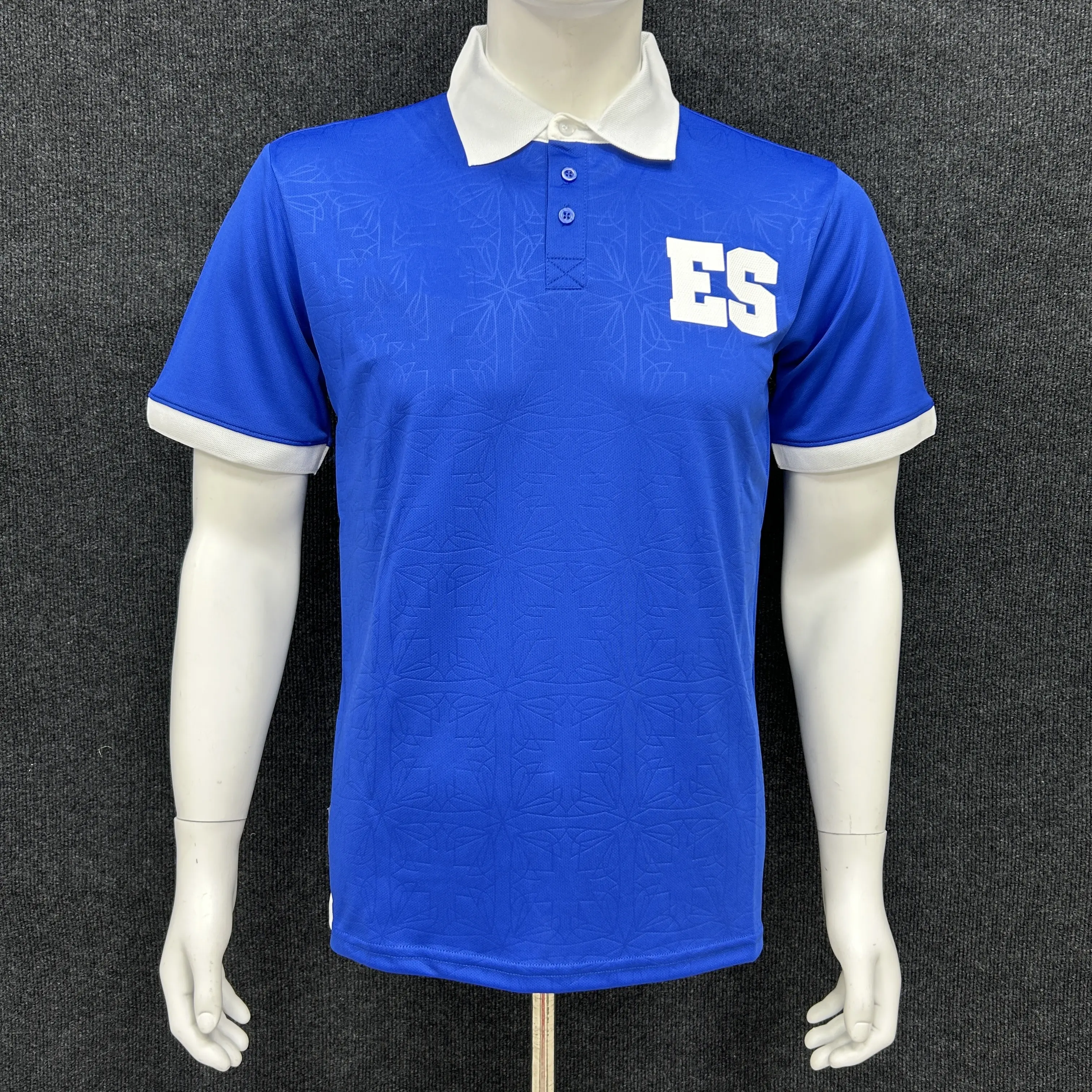2025 2026 New El Salvador Blue Home Short Sleeves Football Jersey