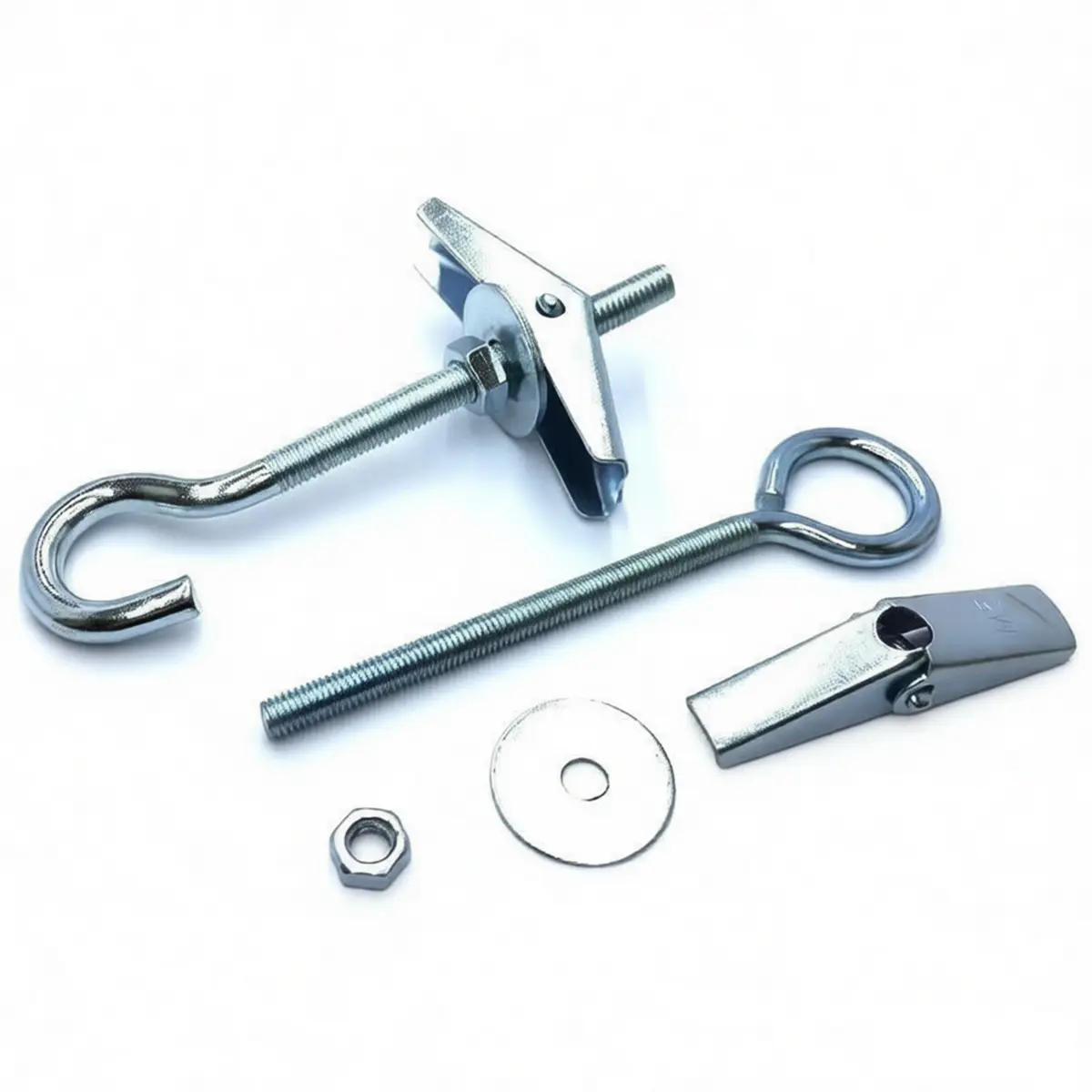 20-Piece Heavy Duty Toggle Bolts Kit with Wing Nuts, Screws & Drywall Anchors - No Tools Required, Easy & Quick Install for Home Improvement, Light Fixtures, Shelves
