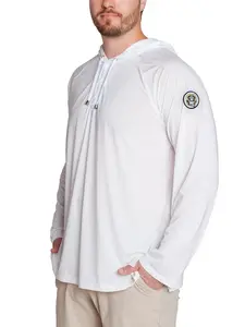 Cloud Hoodie – UPF 50+ Sun Protection Shirt for Men & Women – Buttery Soft, 4-Way Stretch, Lightweight Spoiled Monkey Outdoor Escapade Hoodie – UPF 50+ Sun Protection Shirt for Men & Women – Buttery Soft Lamun Fabric, 4-Way Stretch, Lightweight