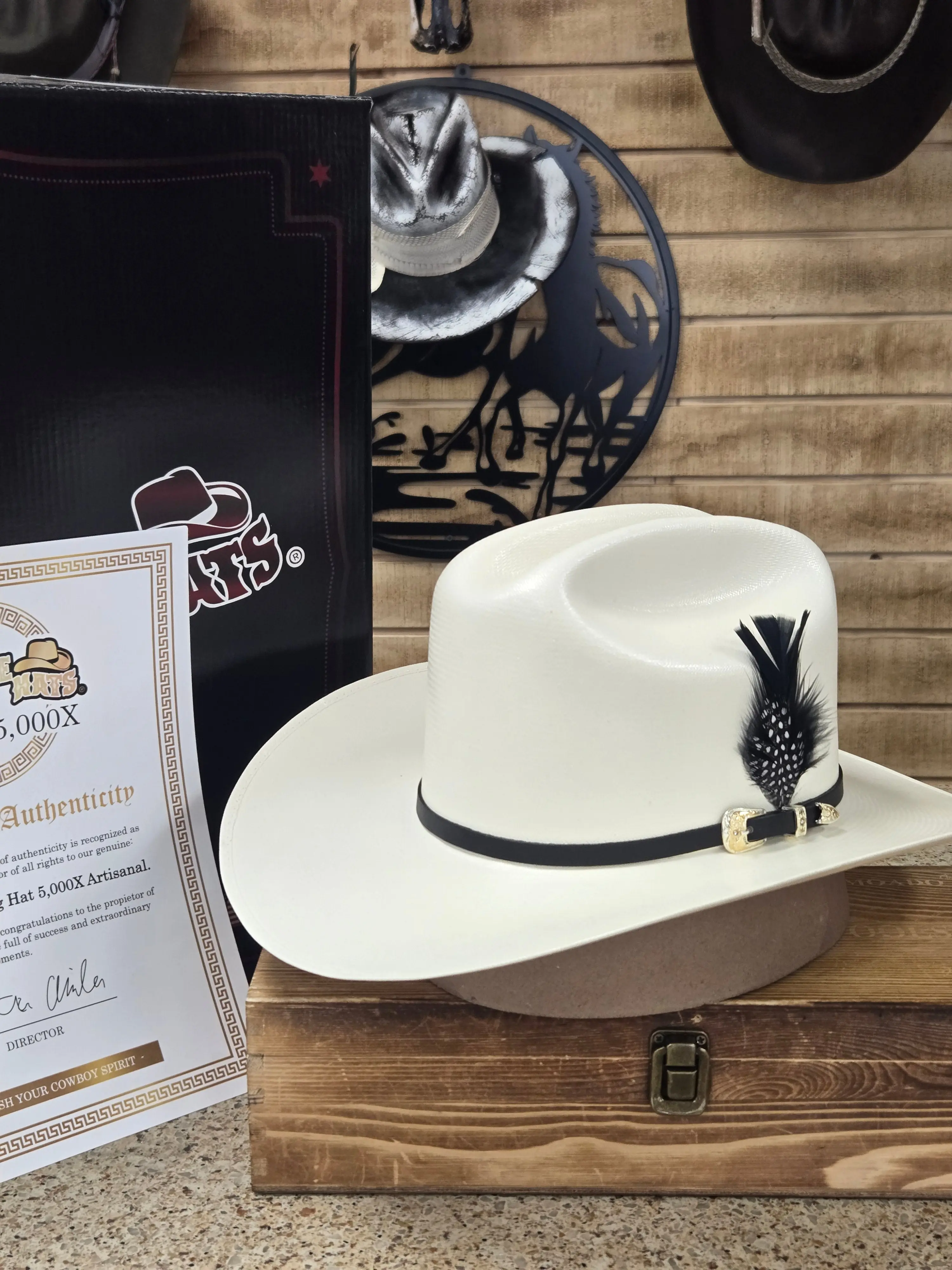 Tennessee Hats 5000x Fantasma Shantung Sombrero  - Ivory