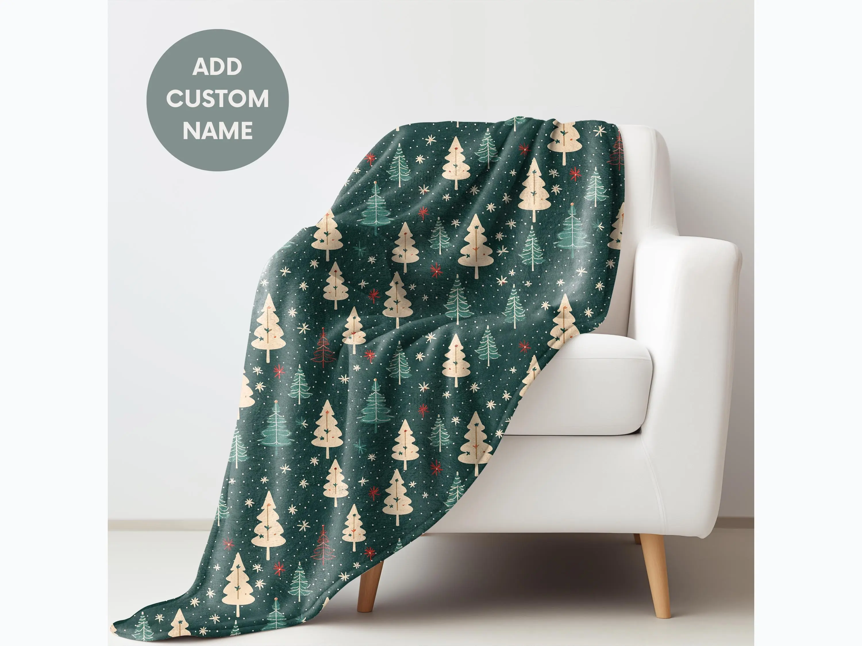 Personalised Christmas Blanket Christmas Eve Box My First Christmas Snuggle Blanket Fleece Custom Blanket Bedspread Sofa Throw Blanket