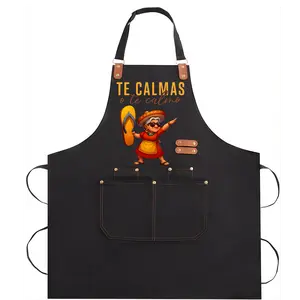 Te Calmas Oh Te Calmo Apron Stylish BBQ Apron with Bottle Opener Unique Design for Casual Outings & BBQ Gatherings Perfect Gift for Dads & Boyfriends Menswear Clothes - Style, Womenswear
