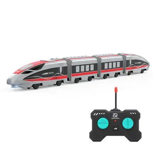 High-Speed Train Simulator, Realistic Appearance, Free Assembly, Bendable, High Quality, 2.4GHz Stable Remote Control, 500mah Battery