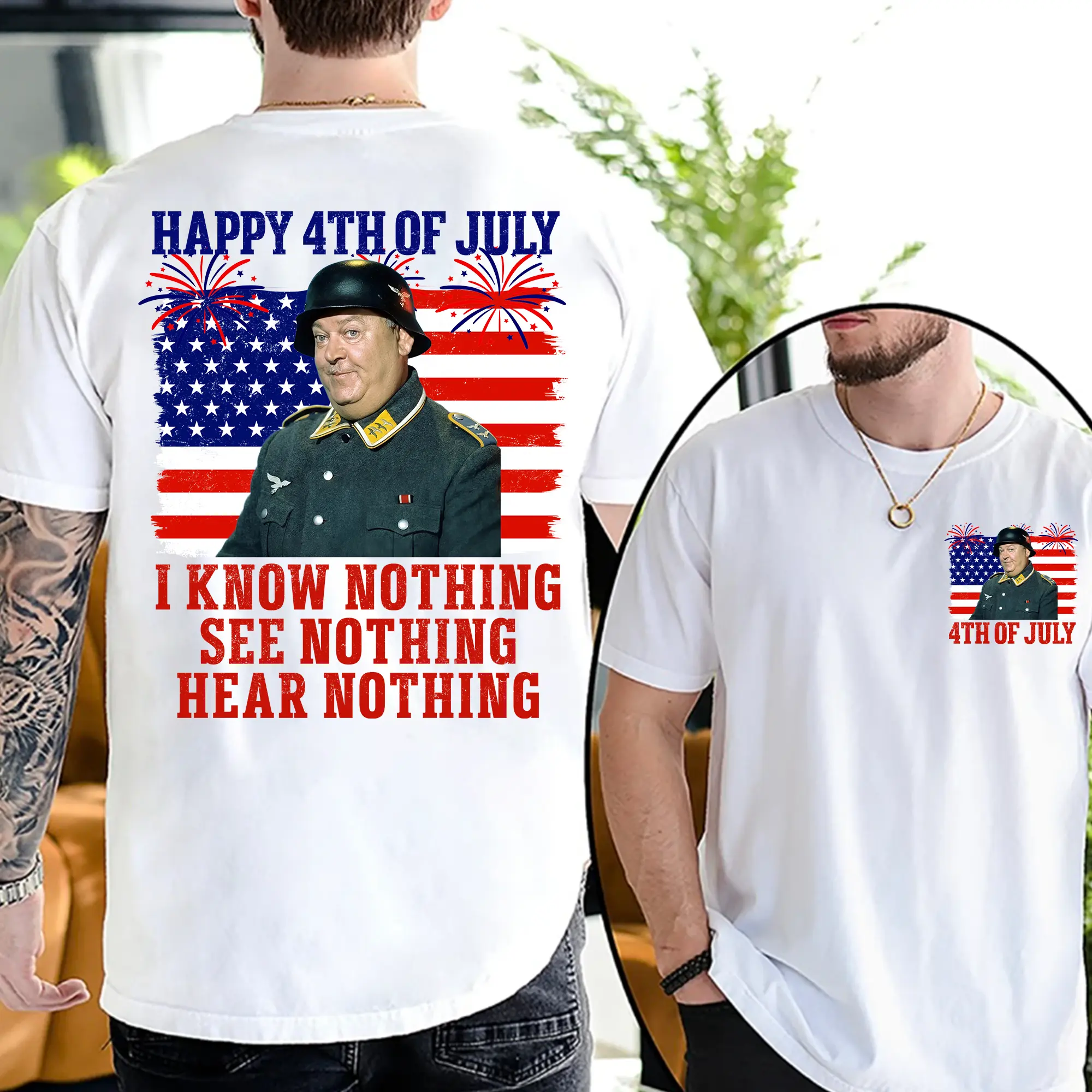 Happy 4th Of July Hans Georg Schultz Shirt, Hogan's Heroes 4th of July Funny Shirt, 4th July of Shirt