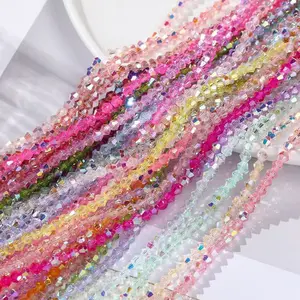 High Transparent Crystal Glass Loose Beads DIY Beading Handmade Necklace and Bracelet Matching