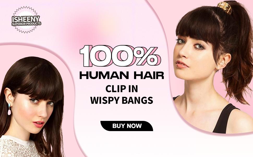 Human Hair Clip in Bangs - Volumizing & Length-Enhancing Fake Bangs, 6Inch Straight Style with Sideburns, Easy to Dye/Style/Trim, Breathable Net for All Face Shapes Human Hair Clip in Bangs - Volumizing & Length-Enhancing Fake Bangs, 6Inch Straight Style with Sideburns, Easy to Dye/Style/Trim, Breathable Net for All Face Shapes