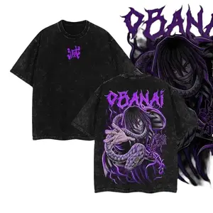 Iguro Obanai Demon Slayer Valentine Graphic Tee, Menswear Top, Unisex Anime Manga Demon Shirt, Full Color, Full Size, Short-Sleeve, For Men & Women