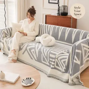 2026 Upgraded Reversible Sofa Cover | Anti-Slip & Scratch-Resistant Furniture Protector, All-Inclusive Couch Cover Slipcover for Pet & Family
