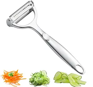 Vegetable Peeler Potato Peeler, Y Shaped Super Sharp, Stainless Steel Vegetable Peeler for Kitchen (2-in-1 peeler)