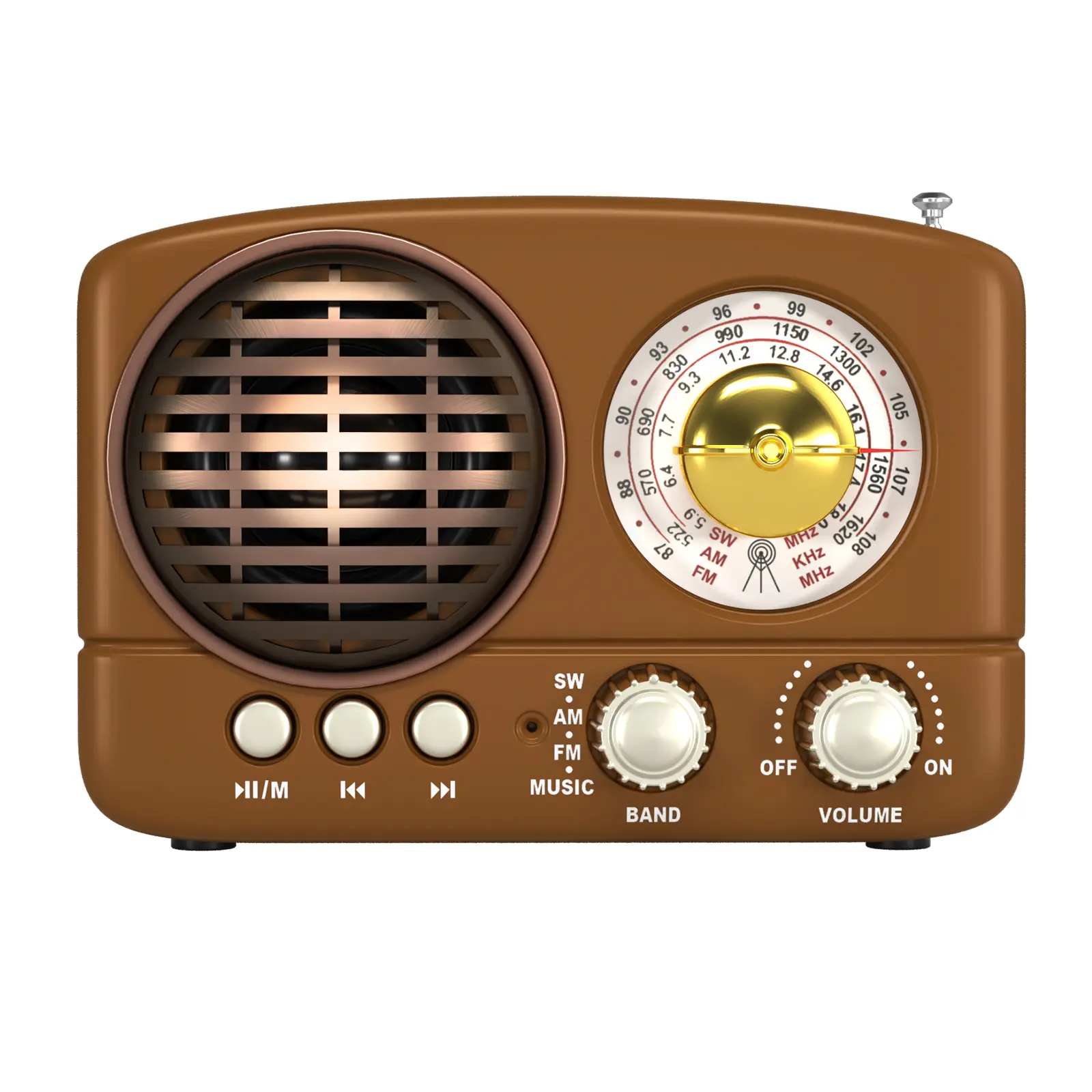 Retro-Style Decorative Mini Portable Radio, Audio Music Player, Home Decoration Speaker, Mini Speaker, Retro Radio