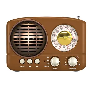 Retro-Style Decorative Radio Mini Portable Music Player Radio Home Decoration Music Boxes Speaker
