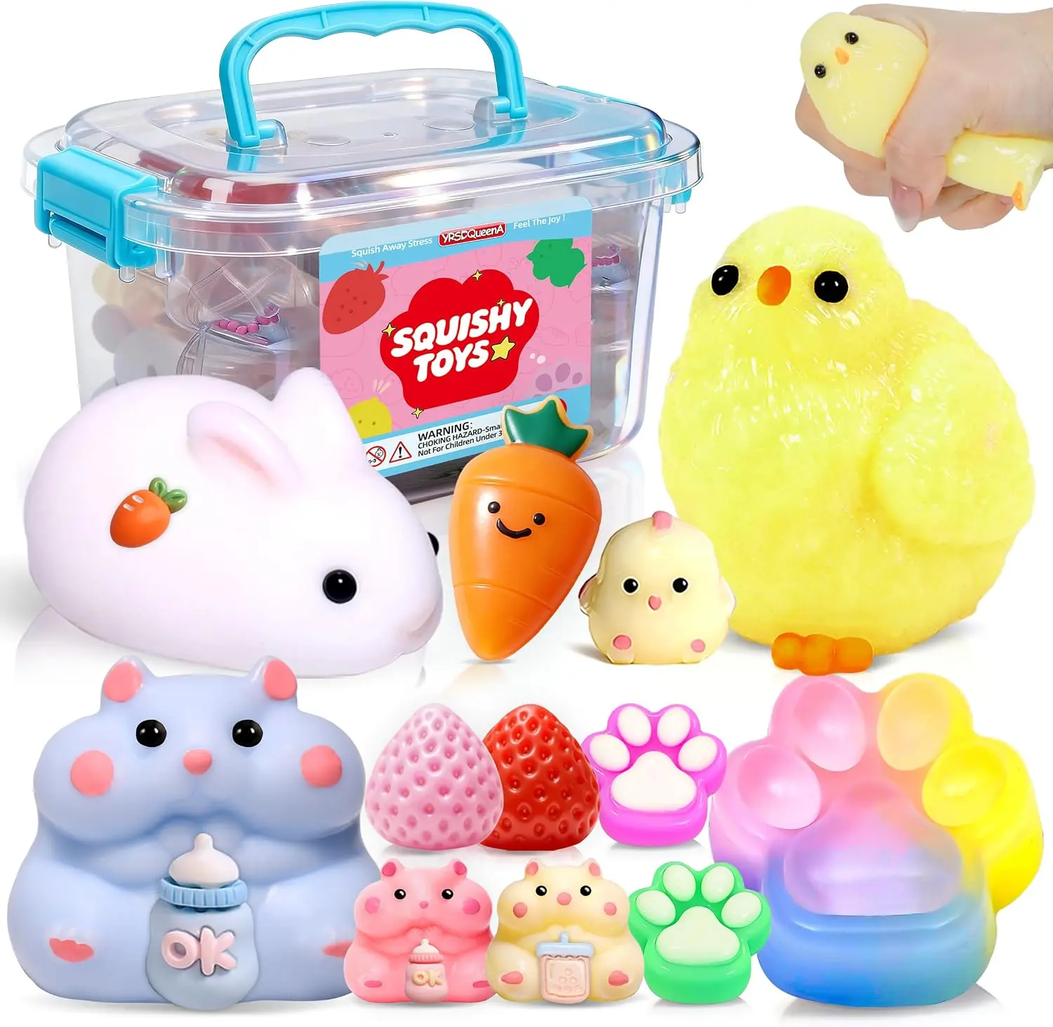 12Pack Taba Squishy Toys Kit - Squishy Fidget Squeeze Toys Squishy Fun Box| taba Squishy Favors for Kids 8-12,cute Squishies Stress Relief Toys for Girls 6-8-10-12 Year Old Girls