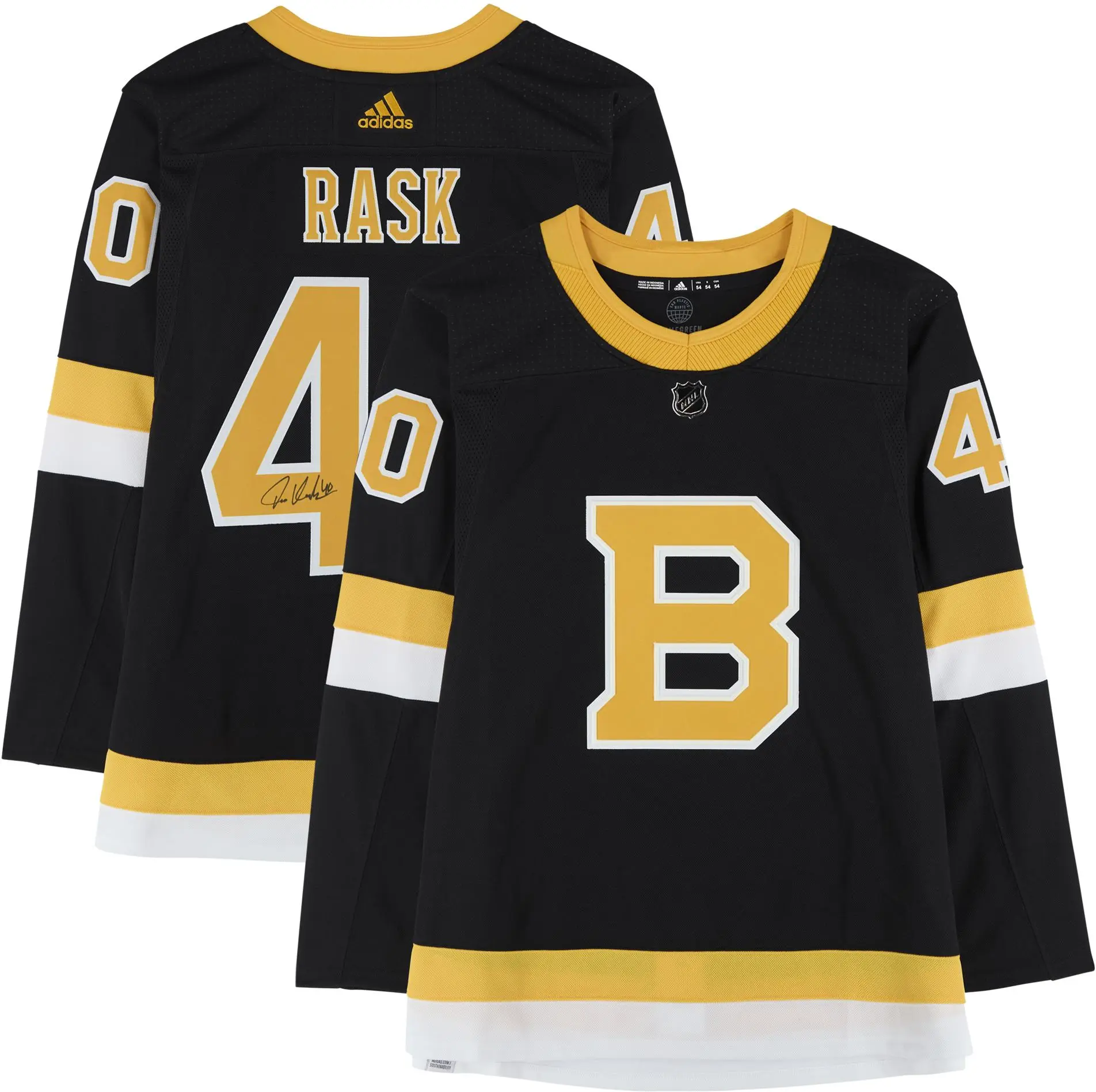 Tuukka Rask Boston Bruins Autographed Black Alternate Adidas Authentic Jersey - Fanatics Authentic Certified