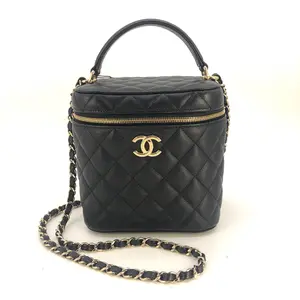Pre-owned CHANEL leather Crossbody Bags Classic Caviar Vanity Case 15976324
