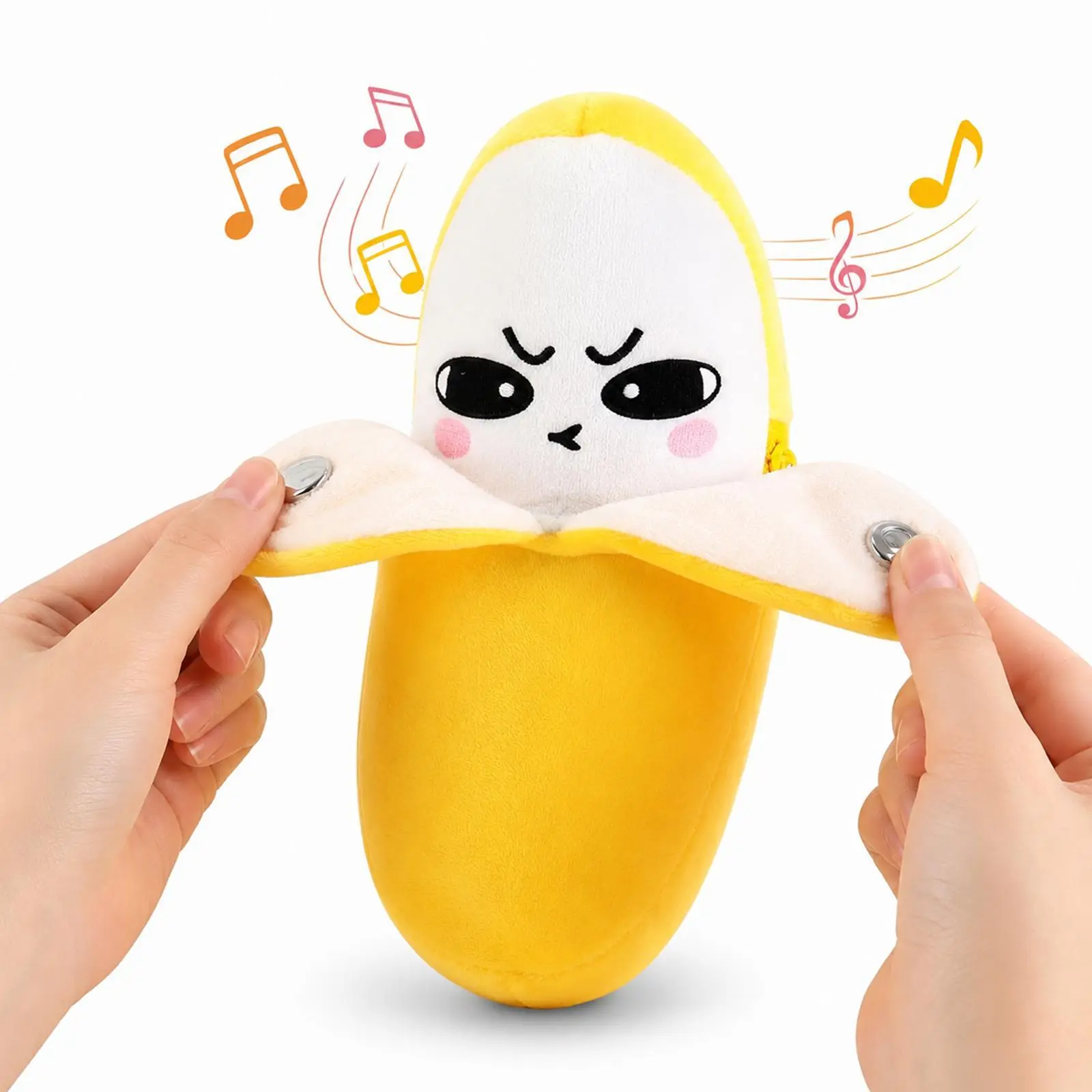 Interactive Music Plush Toy Set – Banana and Carrot Electric Plush Toys for Parent-Child Interaction, Couples & Friends Prank Toy, Valentine’s Day & Easter Party Fun Gift for Kids & Adults stuffed animals cute girly gifts