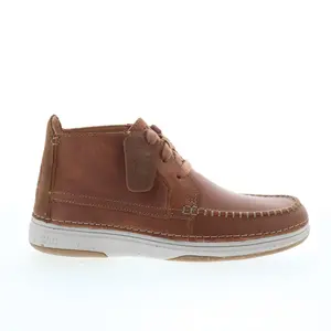 Clarks Nature 5 Mid 26168603 Mens Brown Leather Lace Up Chukkas Boots