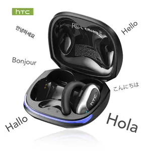 HTC-NE17 AI Earbuds: 134-language translation, Hi-Fi audio, fast charge & long battery, lightweight, wide compatibility & stable conn #fathersdaygiftsectivity.