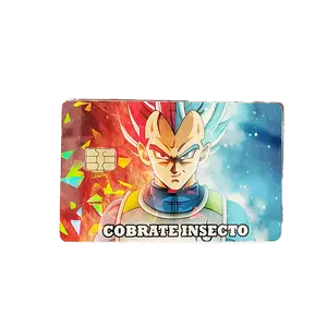 vegeta cobrate insecto debit card sticker