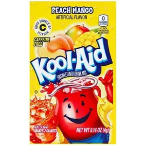 48x Kool-Aid Peach Mango Packets - Family Size Exotic Drink Mix