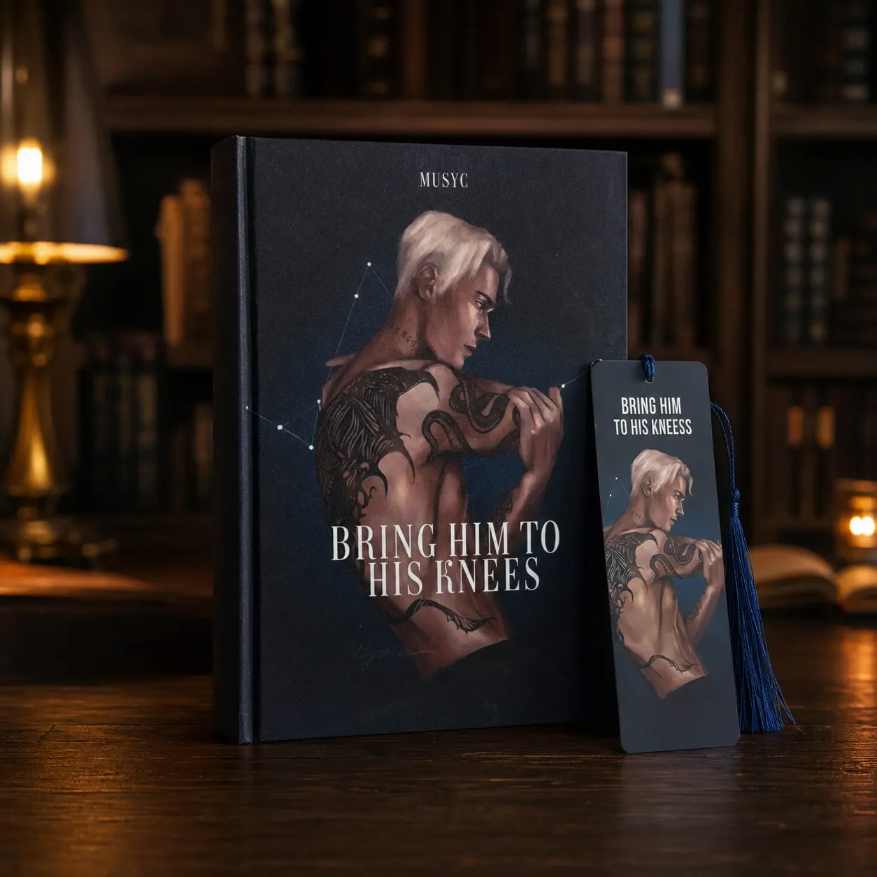 Bring Him to His Knees Special Edition Hardcover Book Set with Bookmark – Dark Romance Collector’s Edition