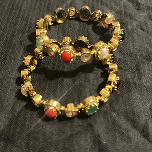 Multi stone  bangels 2.6 size premium