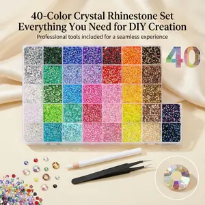 Resin Jelly Rhinestones for Bedazzling, 5mm Mixed-Color Flatback Gems for Diamond Art,  Crafting Crafts Book Shoes Nail Art