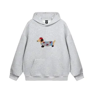 Eden 2024 Knitting Cartoon Dog Hoodie Sweatshirt Y2K Hip Hop Loose Cotton men Hooded Harajuku Top Streetwear, Gift For Fan Shirt Sweatshirt Hoodie