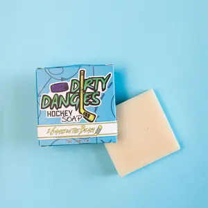 2 Games on the Beach - Hockey Soap Bar | Dirty Dangles Natural Soap Bars Handmade in the USA For Hockey Players | Vegan, Cruelty Free and Paraben Free | Unique Hockey Team Gifts