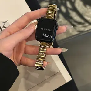 BUREI Irregular Bead Strap Textured Metal Band for iWatch Series 1-11/SE/SE2/Ultra/Ultra2 (38-49mm) - Fashion Minimalist Design for Women & Men (Watch Not Included)#TikTokShopHolidayHaul