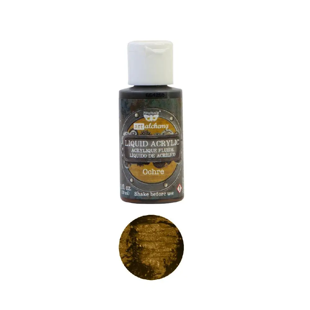Art Alchemy - Liquid Acrylics - Ochre - 1 bottle, 30ml
