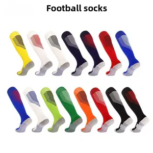 Actual high-tube football socks Non-slip towel bottom sports socks Adult children knee socks Stockings