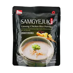 HAETAE Korean Samgyejuk Ginseng Chicken Porridge Instant Meal 390g Microwave Ready Breakfast