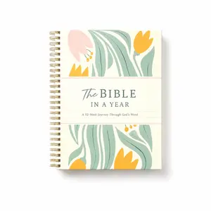 The Bible In A Year for Women – 52-Week Spiral Bound Bible Study & Devotional, Daily Scripture Reading and Reflection Guide, Chronological One Year Bible Journey Companion for Christian Women